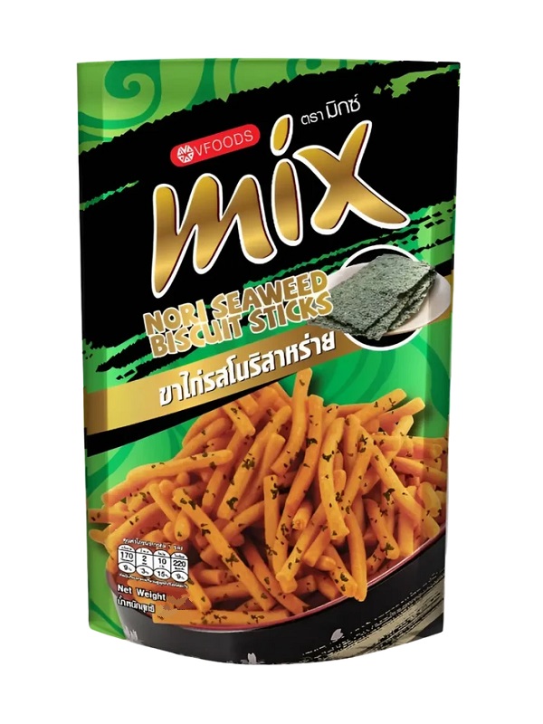 Sticks di crackers gusto alghe Nori - Mix 50g.